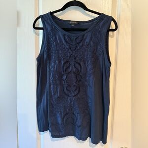 Banana Republic Deep Blue Lace Blouse